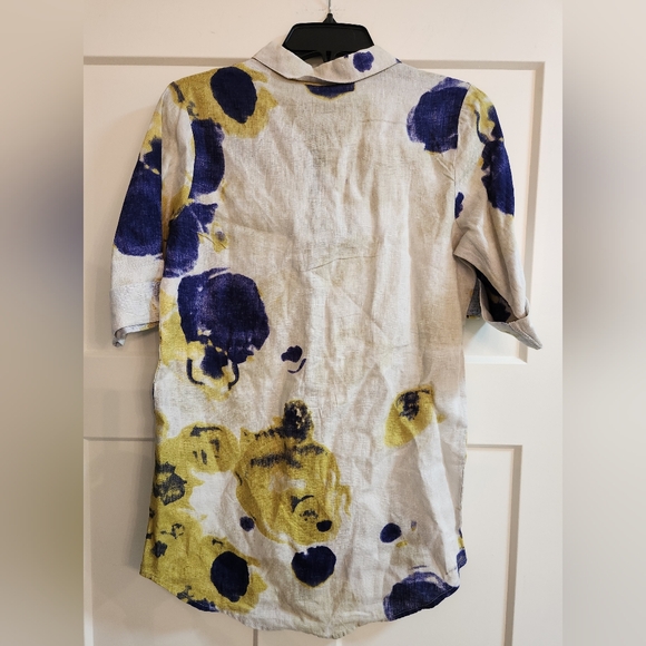 Emil Rutenberg short sleeve blouse.  Size 2. Nwt - Picture 2 of 2